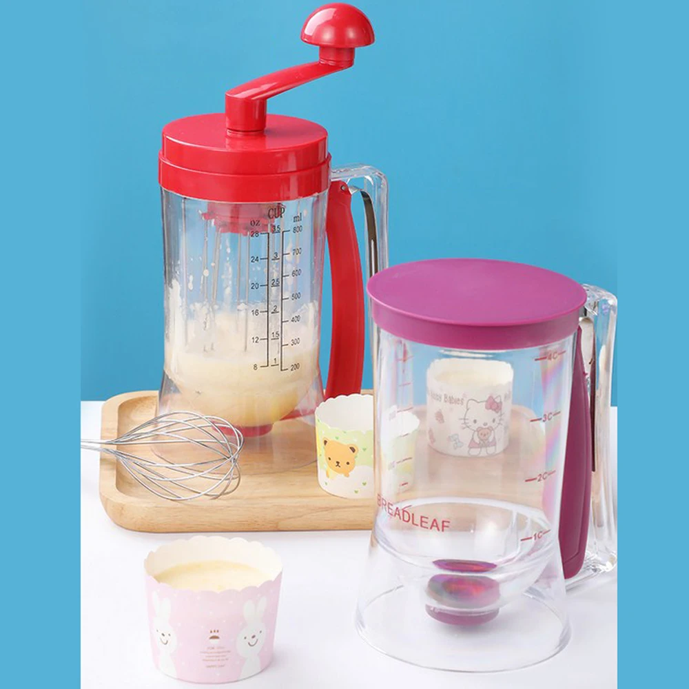 

Baking Batter Separator Cake Cream Batter Dispensers Handheld Cupcake Funnel Dispenser Manual Mixer Baking Measuring Cup Tools