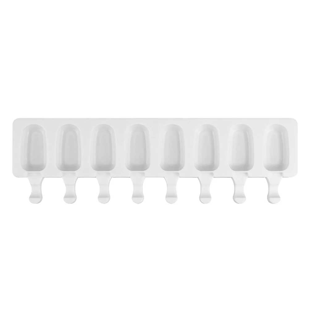 

1PC 8 Cell Silicone Frozen Ice Cream Mold Juice Popsicle Maker Ice Lolly Pop Mould