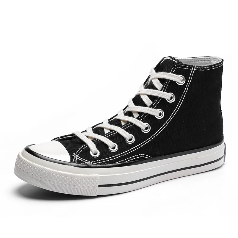 

Mens Casual Shoes Men Women Fashion Canvas Shoes Non-slip Flat Shoes Woman High-top Vulcanized Shoes Outdoor Casual Sneakers