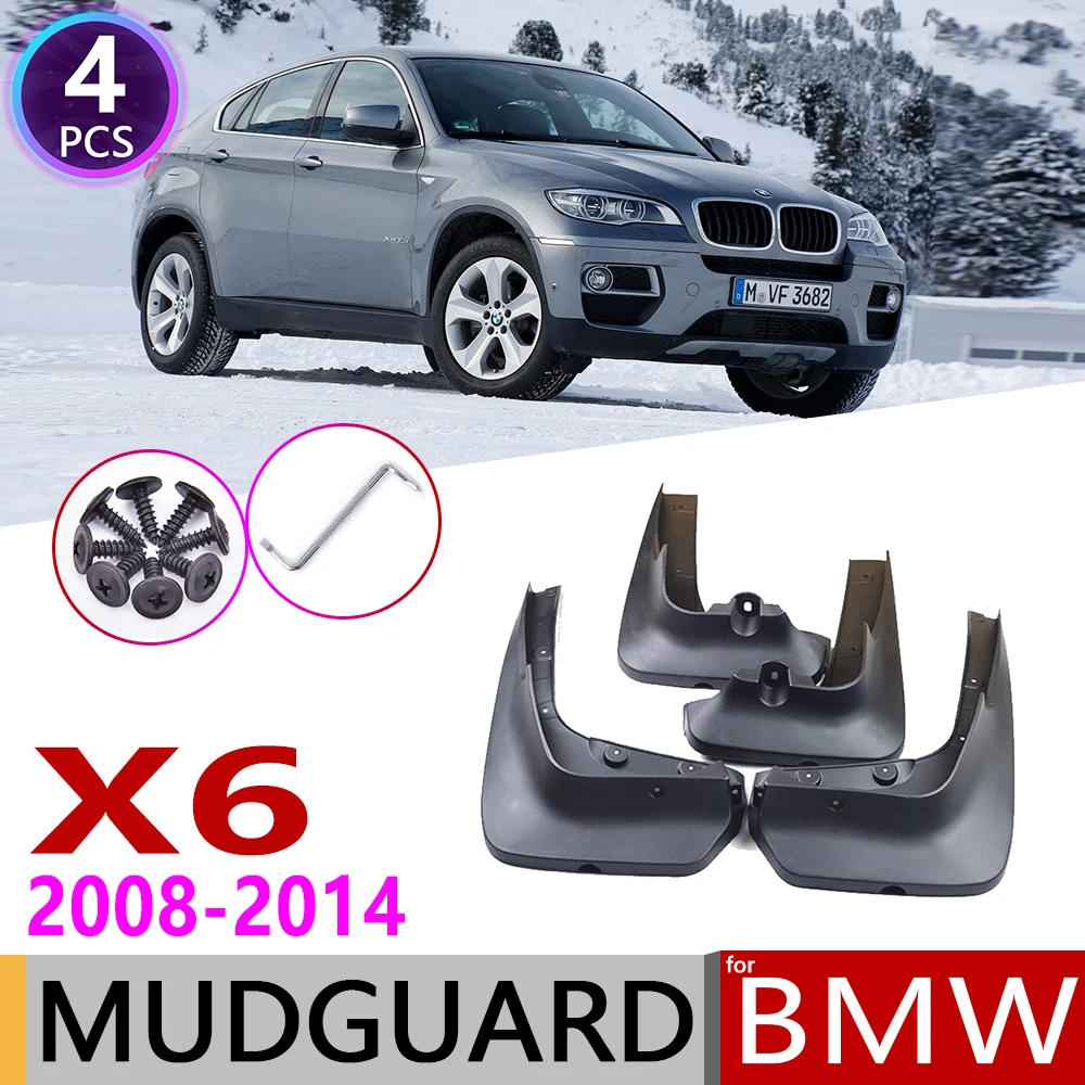 Спереди и сзади брызговик для BMW X6 E71 2008 ~ 2014 Fender закрылки аксессуары брызговиков