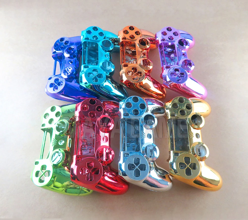 

5 шт., хромированный чехол для контроллера PlayStation 4 Pro 4,0 Slim JDS040 JDM040