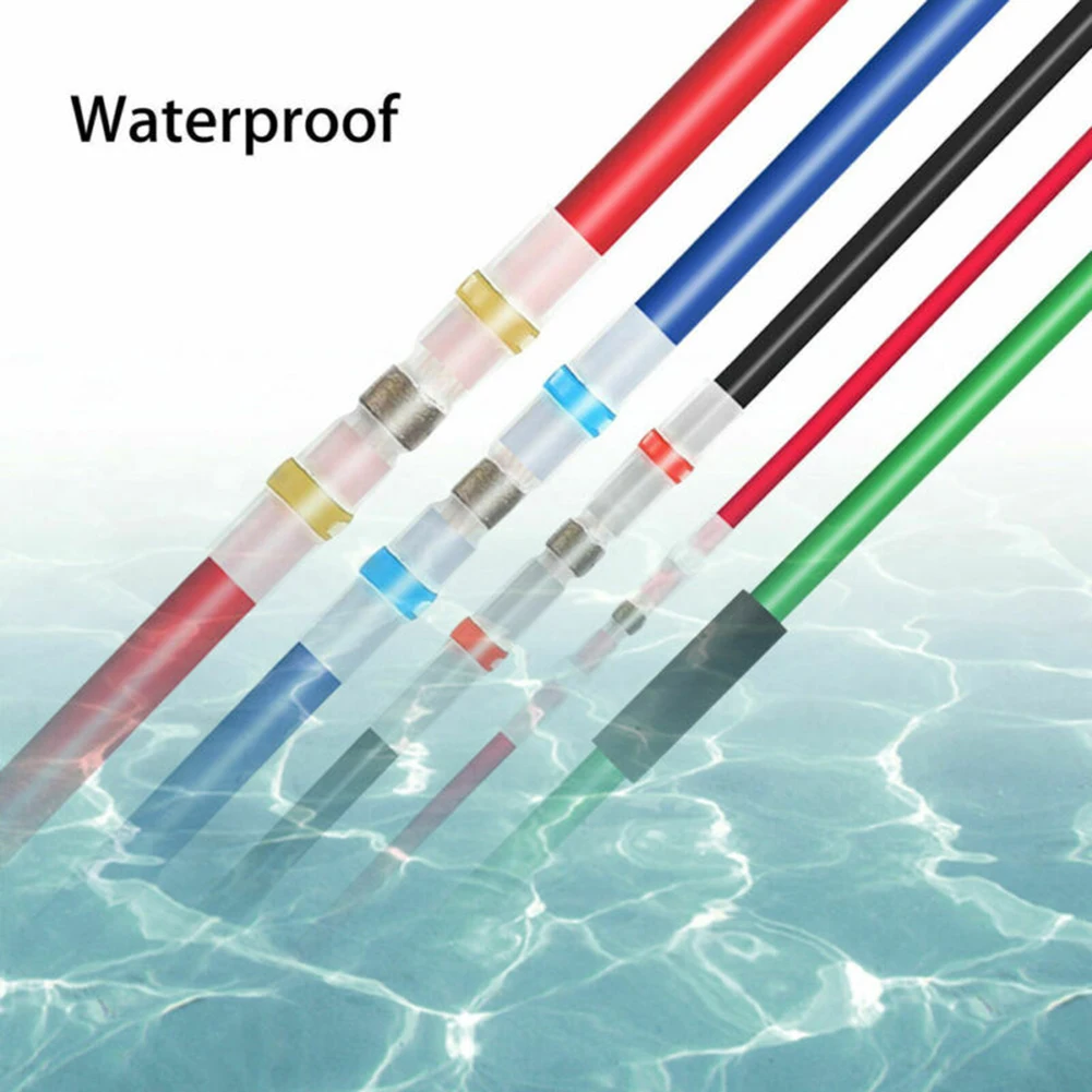

100Pcs Wire Terminals Mixed Solder Seal Wire Butt Waterproof Practical Durable