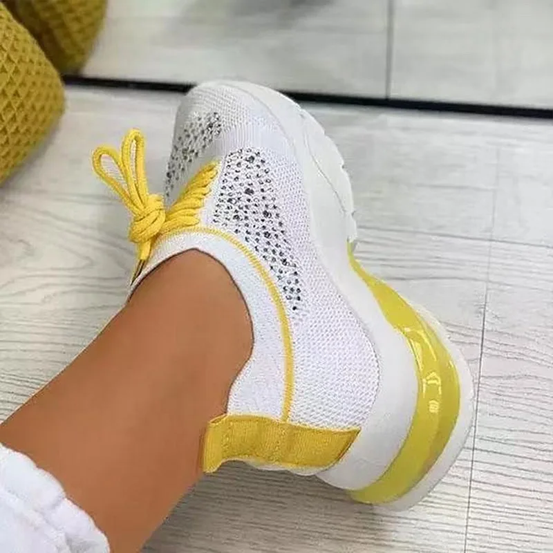 

Women Sneakers Platform Shoes Female Flats Solid Casual Spring Summer 2021 New Fashion Women's Vulcanized Shoes Running Sneakers