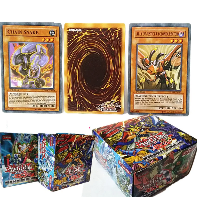 288 шт./компл. аниме Yu Gi Oh английские игровые карты картонная игра юджиох картонные