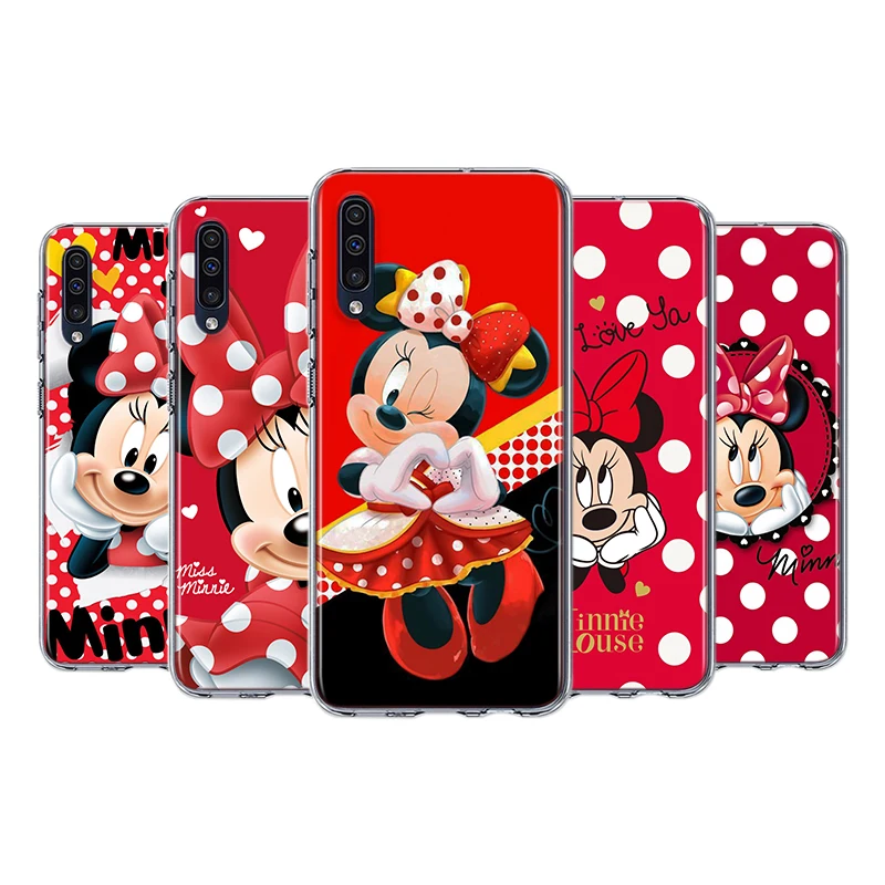 

Disney Minnie Mouse Point For Samsung Galaxy A30 S A40 S A2 A20E A20 S A10S A10 E A90 A80 A70 S A60 A50S Transparent Phone Case