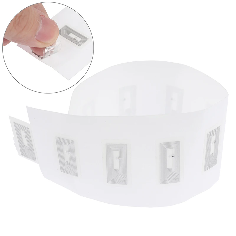 

Чип NFC Ntag213, 10 шт., наклейка, влажная вставка, 2*1 см, 13,56 МГц, Метка RFID NTAG213