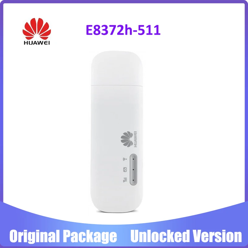 

Huawei E8372h-511 LTE USB Wingle plus 2pcs antenna & 360 degree usb rotation