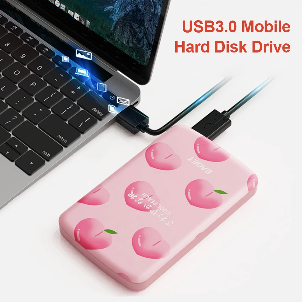 

500GB External Hard Drive 2.5 inch USB 3.0 Portable HDD for PC Desktop Laptop Computer Cute Cartoon Pattern for PC Laptop