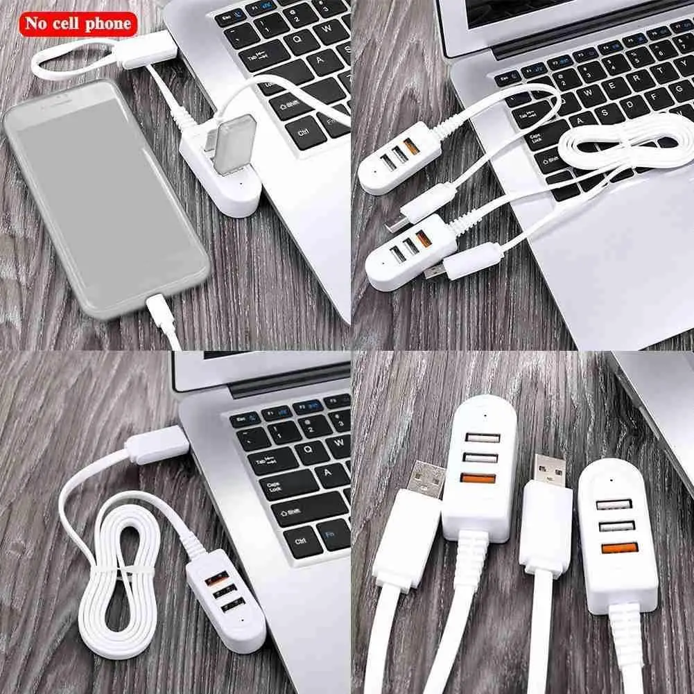 

30 см 3-портовый Usb многофункциональный 3 А зарядный Преобразователь мини-концентратор многопортовый удлинитель мини-usb фреза мультипорт E8m9