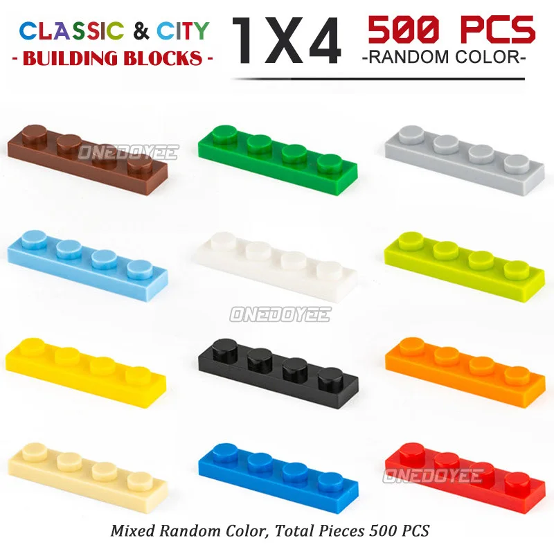 

1x4 Small Particle Building Block Mixed Building Block Model Foundation Compatible DIY Classic Bricks Toys For Children Gifts