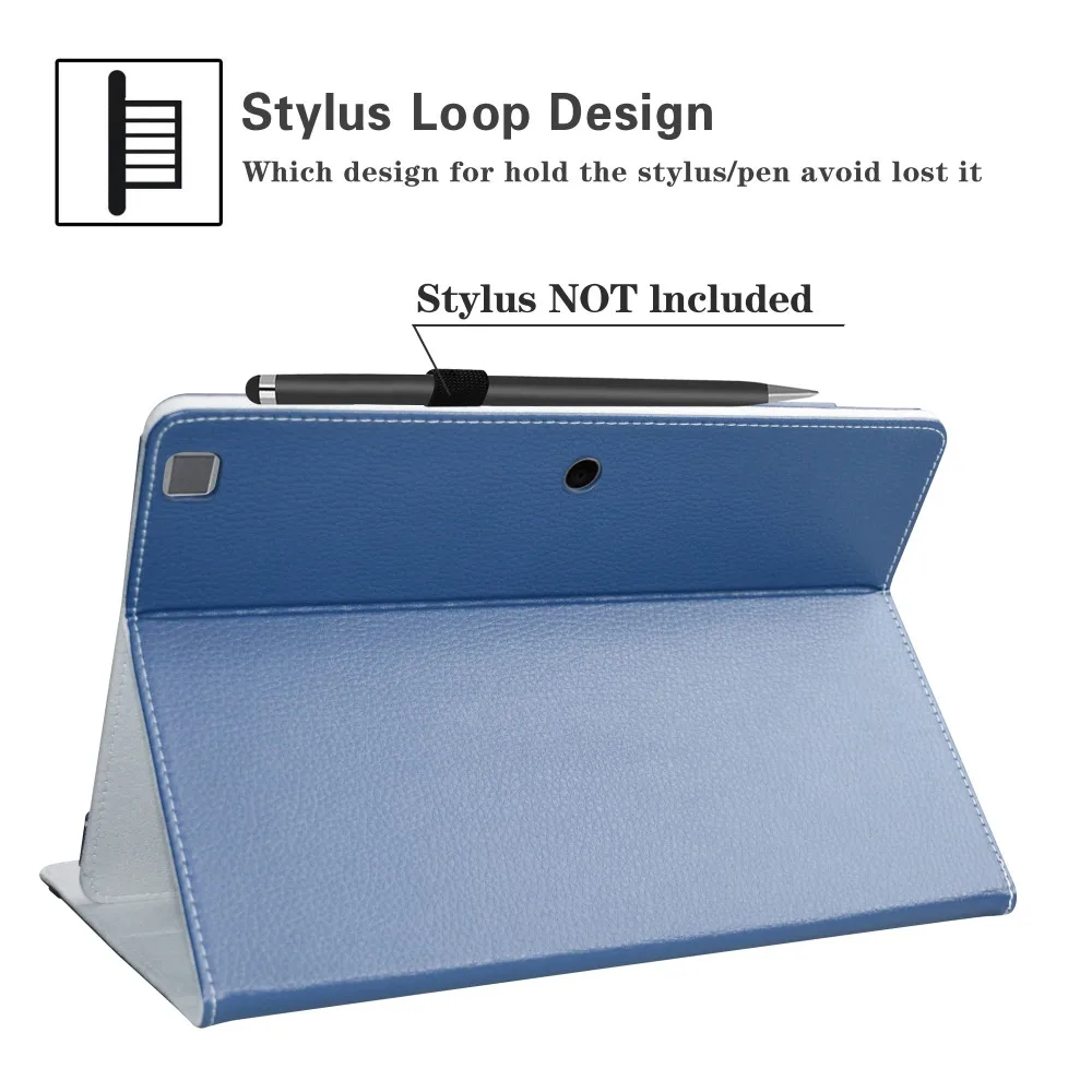 Чехол для 12," Dell Latitude 7200 2-в-1 планшетный ПК(не подходит для ноутбука Dell Latitude 7200) откидной крышкой с эластичной застежкой