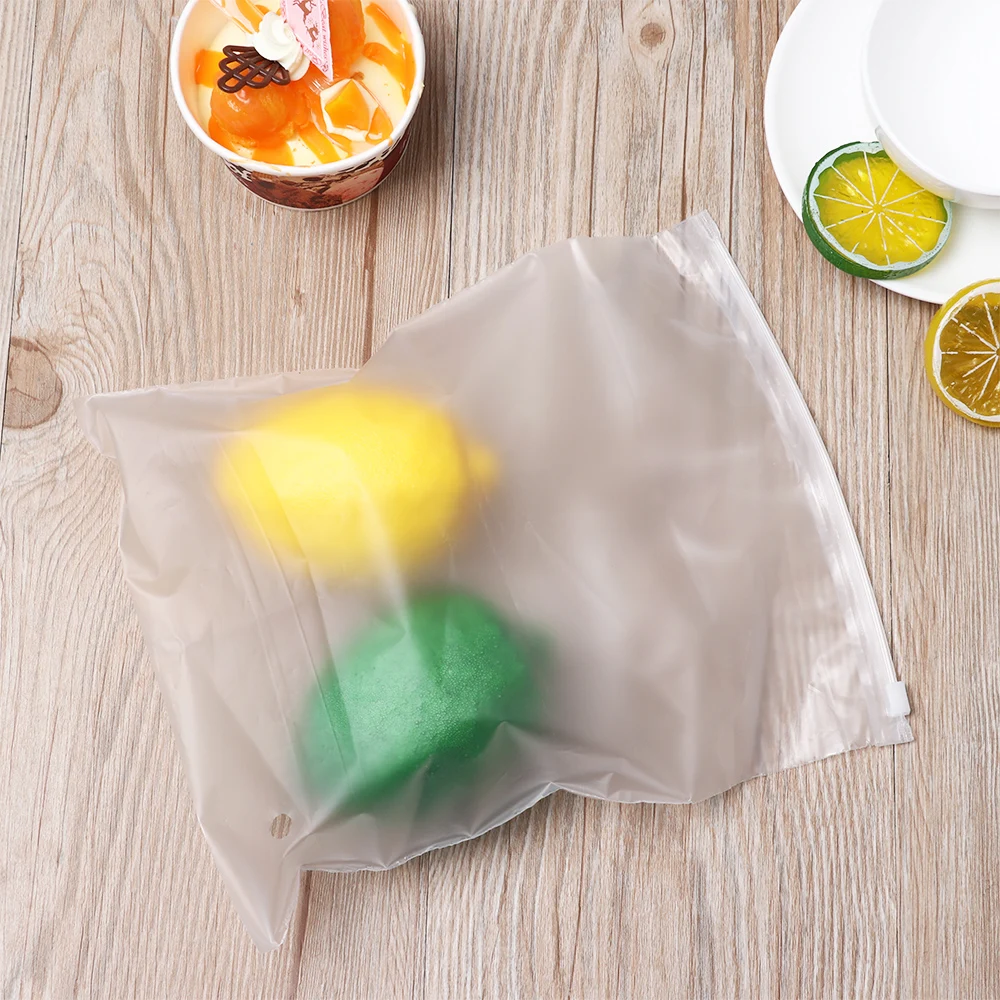 1pc Plastic Sealed Waterproof Matte Frosted Package Transparent Zip lock Bag Clothing Travel Pouch Swimming Storage Bags