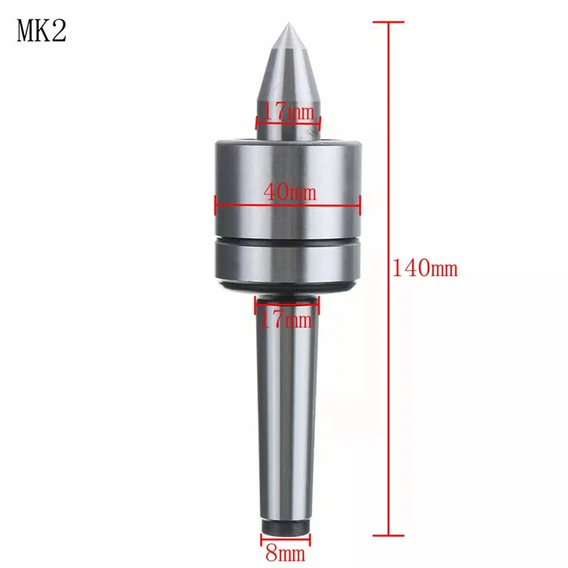 MK2 MK1/MK2/MK3/MK4/MK5 60 градусов прямой фрезерный центр инструмент точность Морзе конический подшипник токарный Поворотный вращающийся-#4 - Длина режущей кромки: MK2