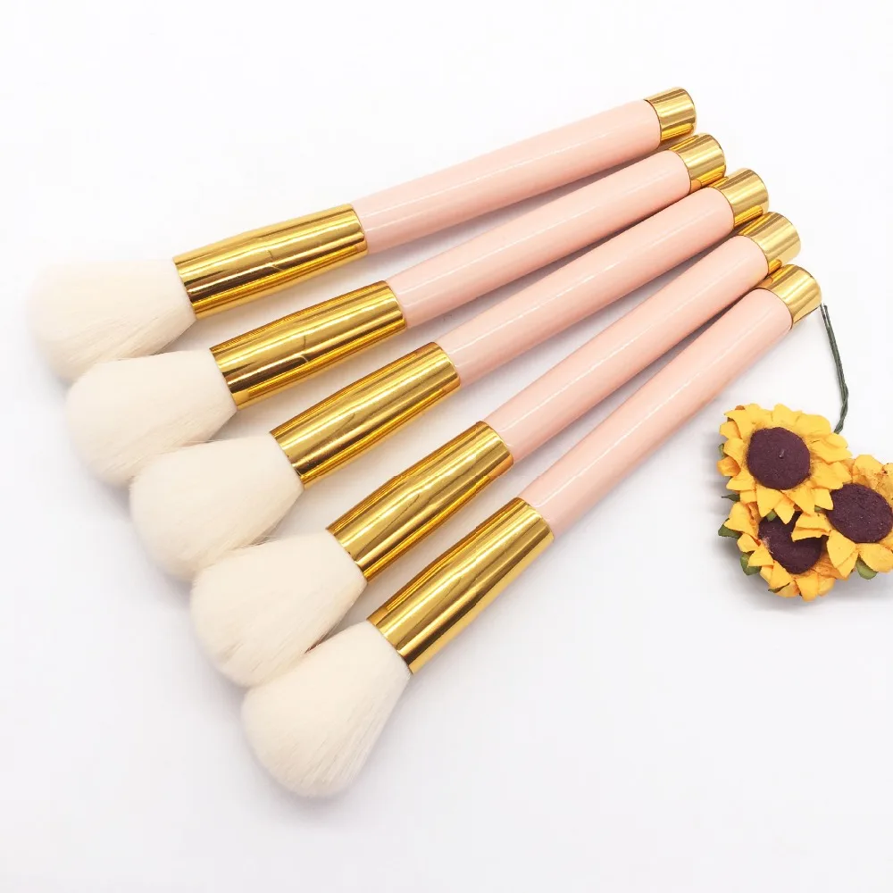 

1PC Large Foundation Makeup Brushes Coffee Handle Very Soft Hair Blush Powder Make Up Brush Face Beauty Cosmetic Tools