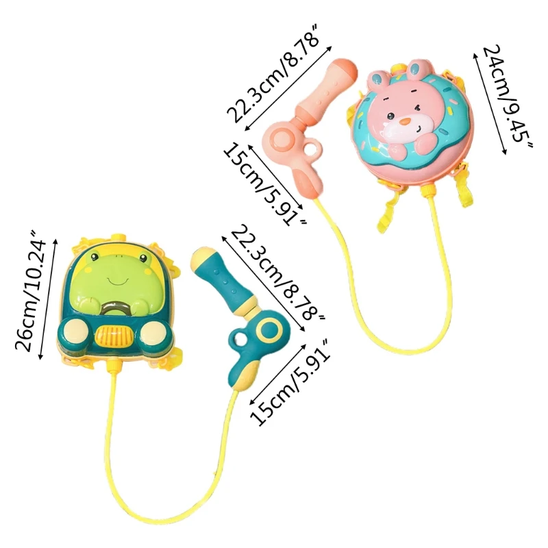 

Summer Children Cute Backpack Squirt Water Toys Beach Bathing Swimming Pool Water Toy Boys Girls Interactive Outdoor Game