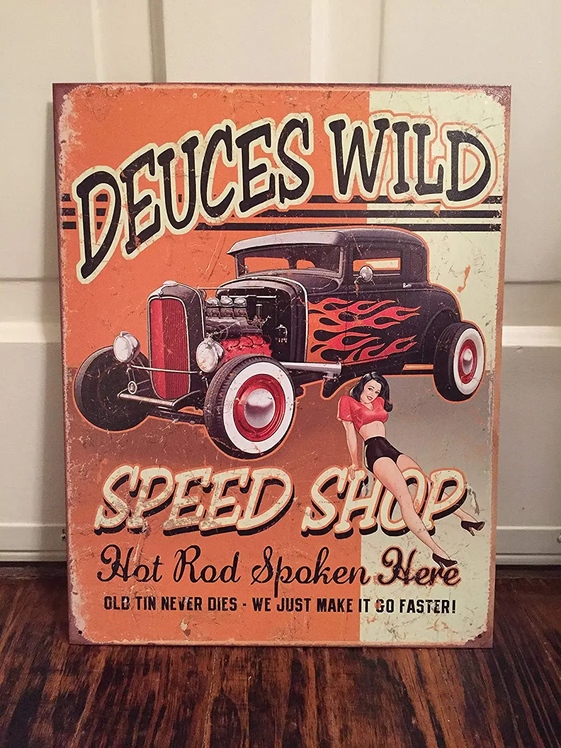 

Diuangfoong Dueces Wild Speed Shop Reproduction Metal Sign 12" x 8"