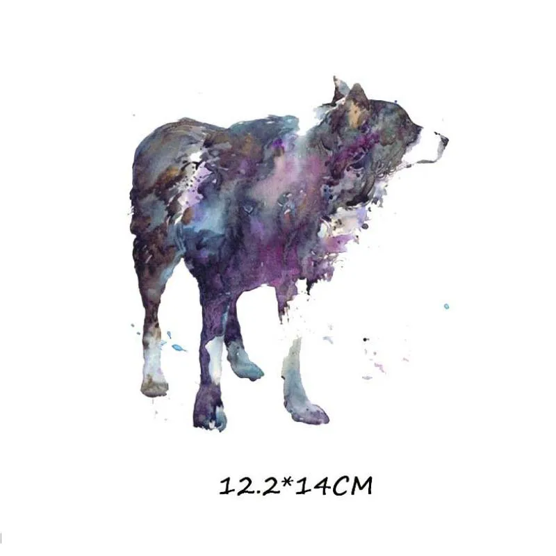 Тигр лошадь теплопередачи патчи для одежды печать Diy милые животные Переводные