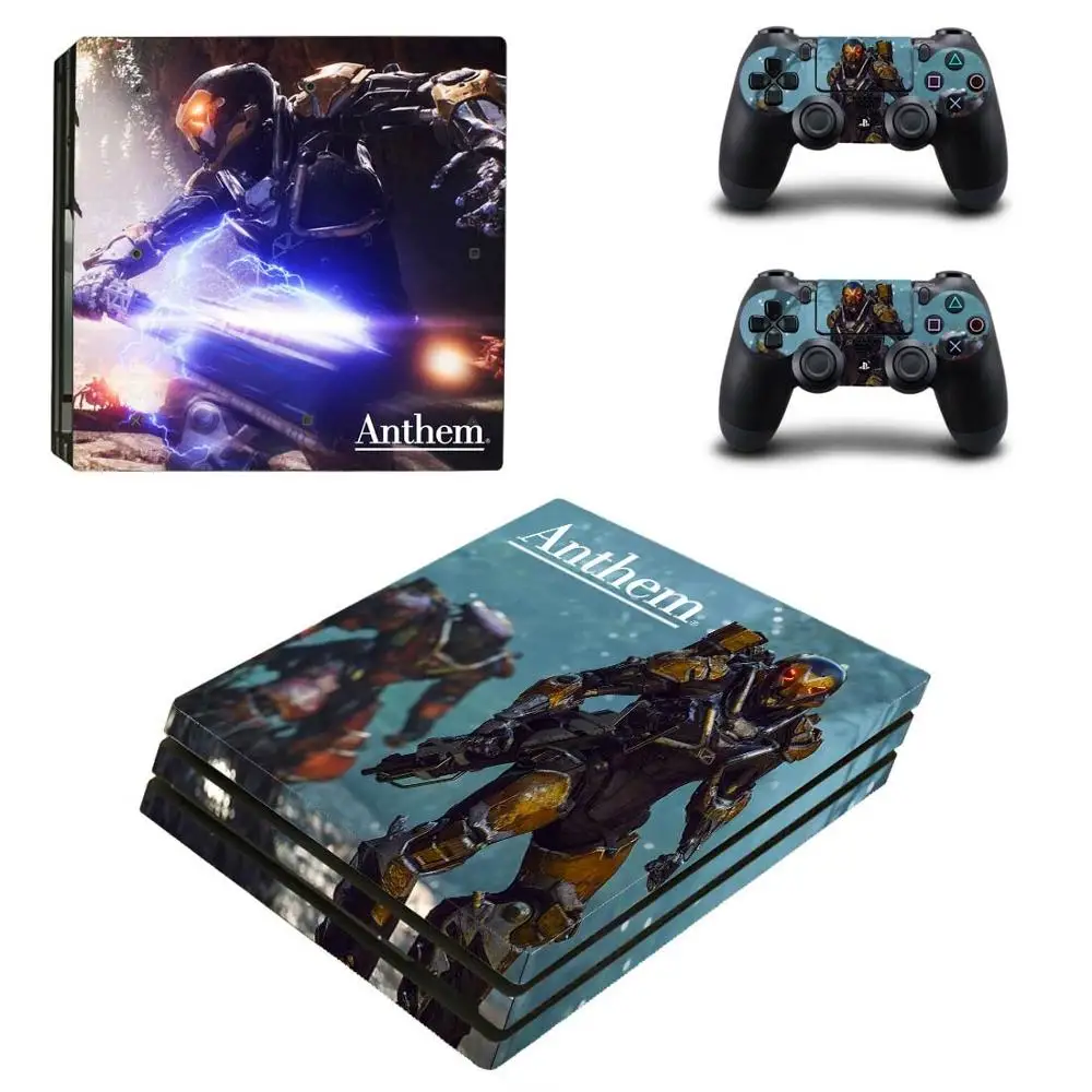 Игра Anthem PS4 Pro Стикеры Play station 4 кожи наклейка для Игровые приставки консоли и