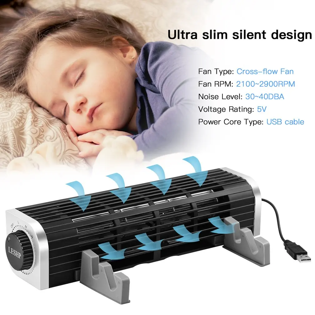 LESHP охлаждающий вентилятор для ноутбука Подставка usb вентиляторы с питанием от