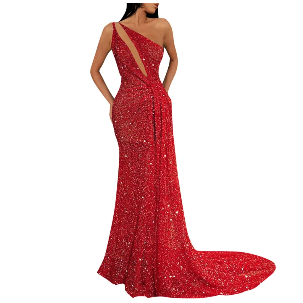 Красное сексуальное женское платье Бохо Макси Клубное красное с открытыми