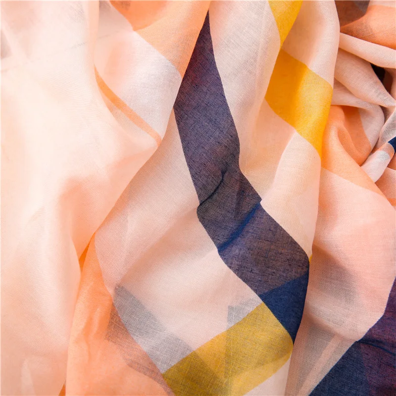 Женская Цветочная вискозная шаль с принтом винтажный оверсайз повязка на голову