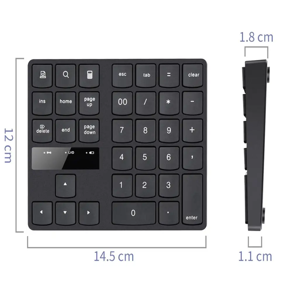 Портативная цифровая клавиатура миниатюрная USB-клавиатура для IOS Android аксессуары
