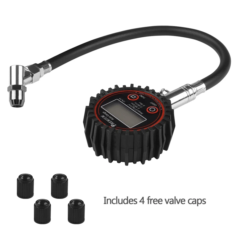 ЖК-дисплей цифровой датчик давления воздуха в шинах 100 PSI Высокая точность