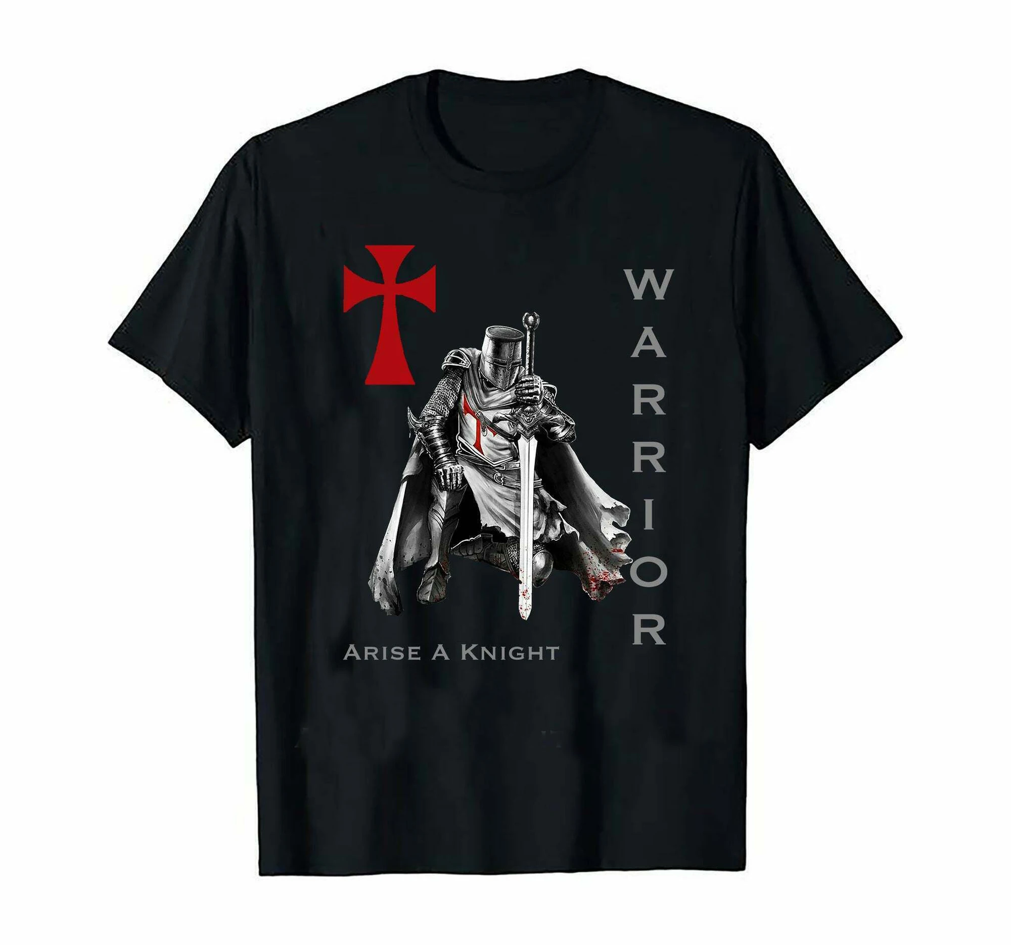 

Knights Templar Christian Warrior Vinces Religious Message T-Shirt. Summer Cotton O-Neck Short Sleeve Mens T Shirt New S-3XL