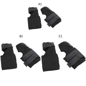 1 пара корректора большого пальца с резиновой пластиной