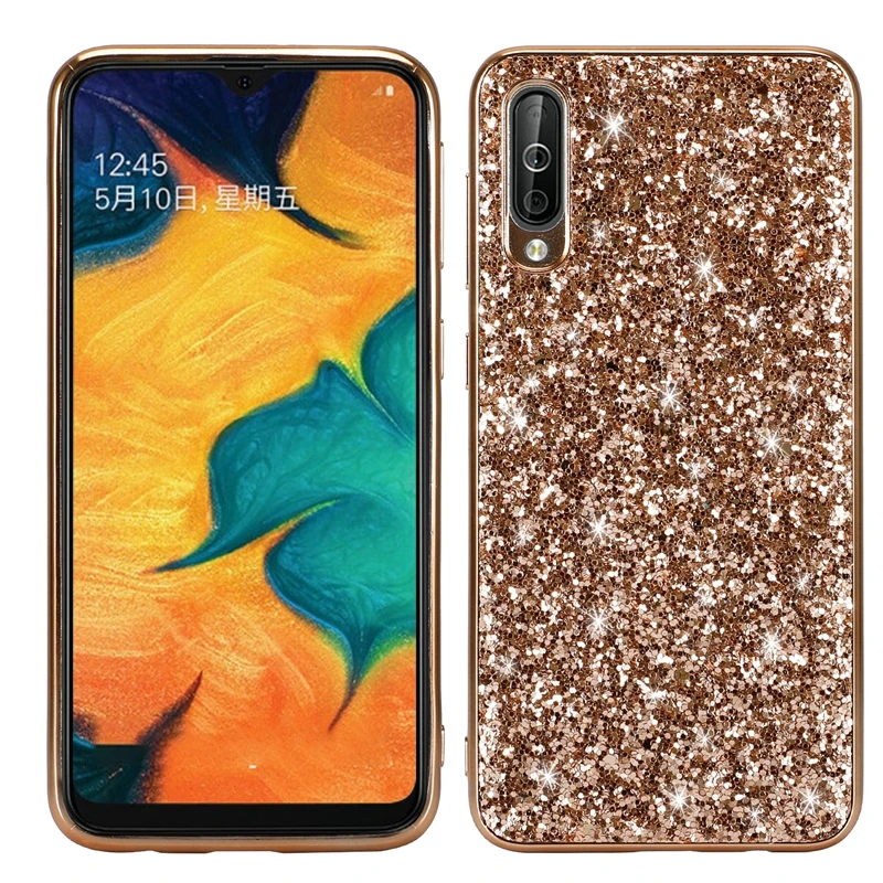 03 Для samsung A70 чехол мягкий блестящее со стразами задняя крышка для samsung Galaxy A70 A 70 A705 A705F Силиконовые чехлы защитные - Цвет: 03