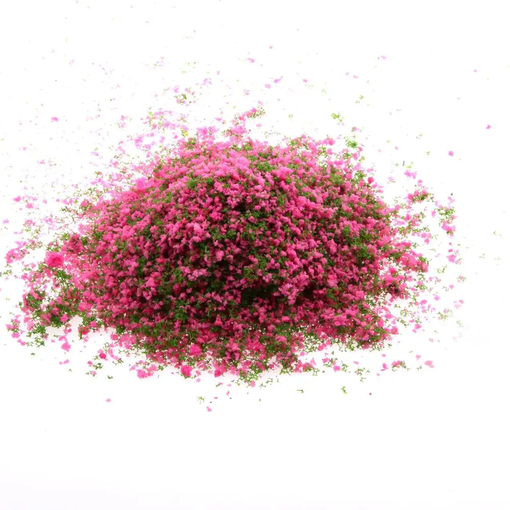 Розовый Красный Зеленый модель с листвой живописный материал для мини дерева DIY