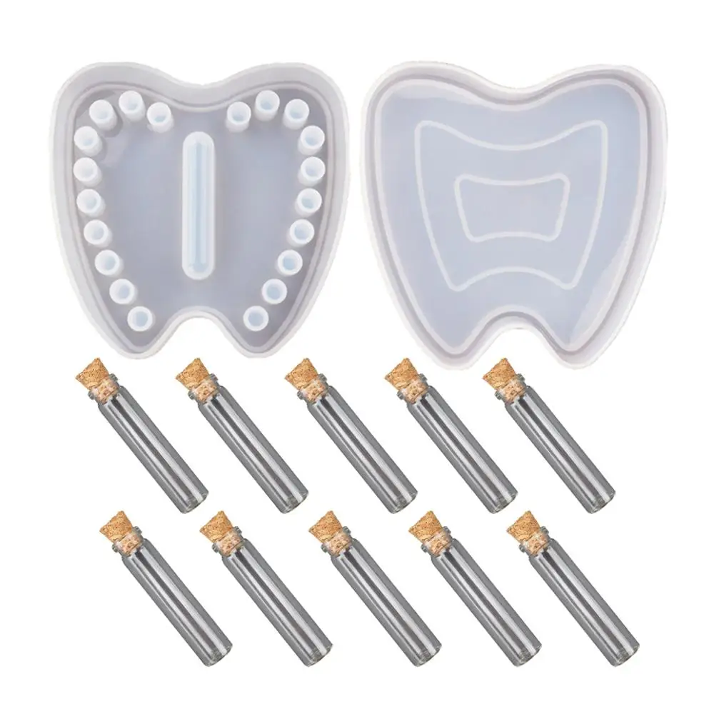 Детские сувенир лиственных коробка для хранения Зубов Силиконовые формы свечей