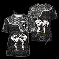 tessffel karate sports 3d printed new fashion summer harajuku t shirt unisex top o neck short sleeve drop shipping style k20