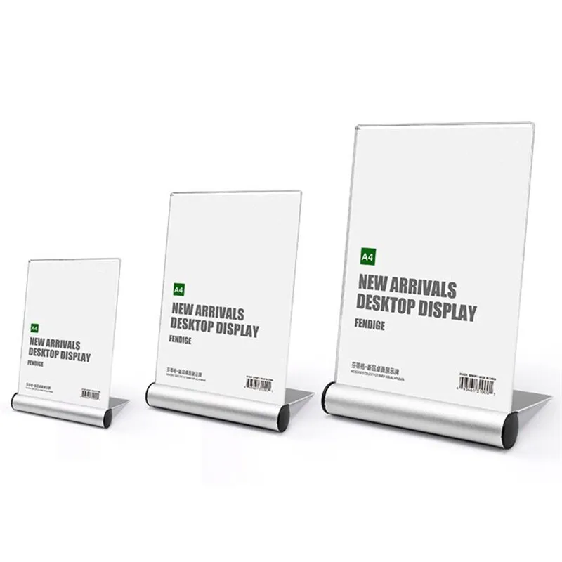 Поп-знаки A6 рамка для отображения литературы меню фотостойка столешница с