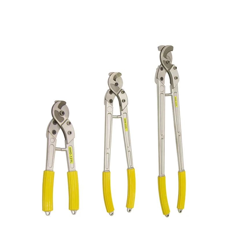 Hand Cable Cutter HHD-125L/250L/500L Manual Power-saving Long-Arm Cable Scissors Wire-breaking Pliers Wire-cutting Pliers Alumin