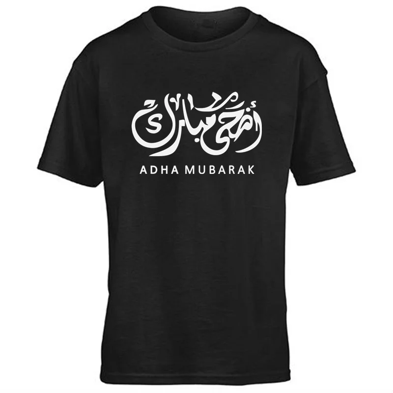 

Eid al-Adha Woman Tshirts Islam Arabic Harajuku Shirt Women Summer Cotton Short Sleeve Tee shirt Funny Casual Unisex T-shirt