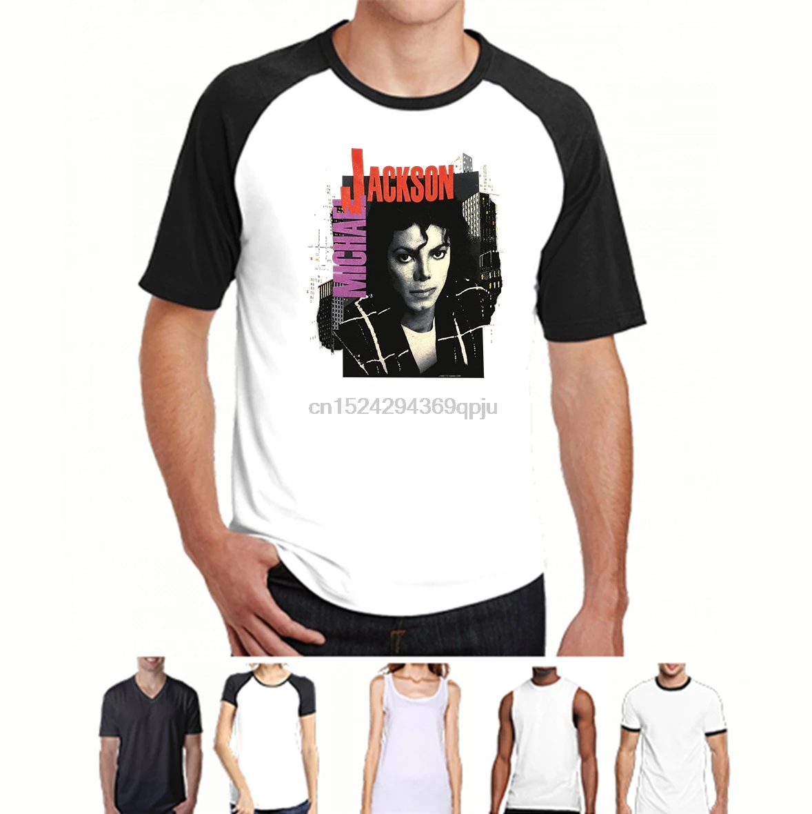 Vintage Michael Jackson 1988 Bad United States Tour Rare Original T-Shirt XL men t shirt | Мужская одежда