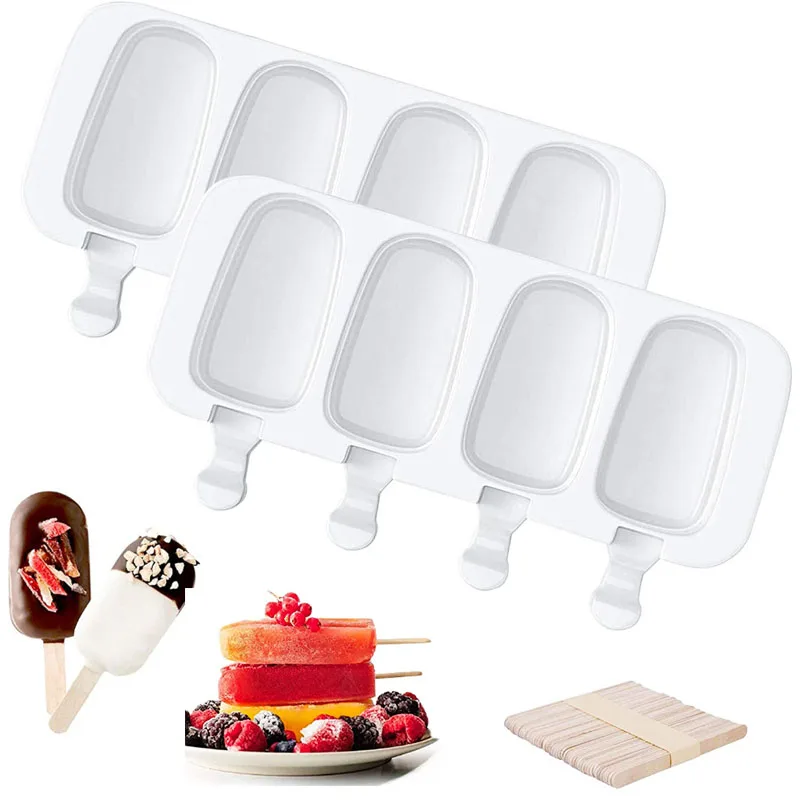 Силиконовая форма 4/8 Cell Magnum силиконовая для мороженого формы фруктового льда