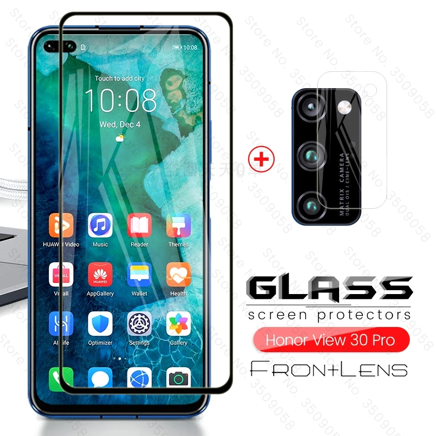 Защитное стекло для объектива камеры honor view 30 pro 2 в 1 huawei вид30 видо30pro v30 v 30pro |