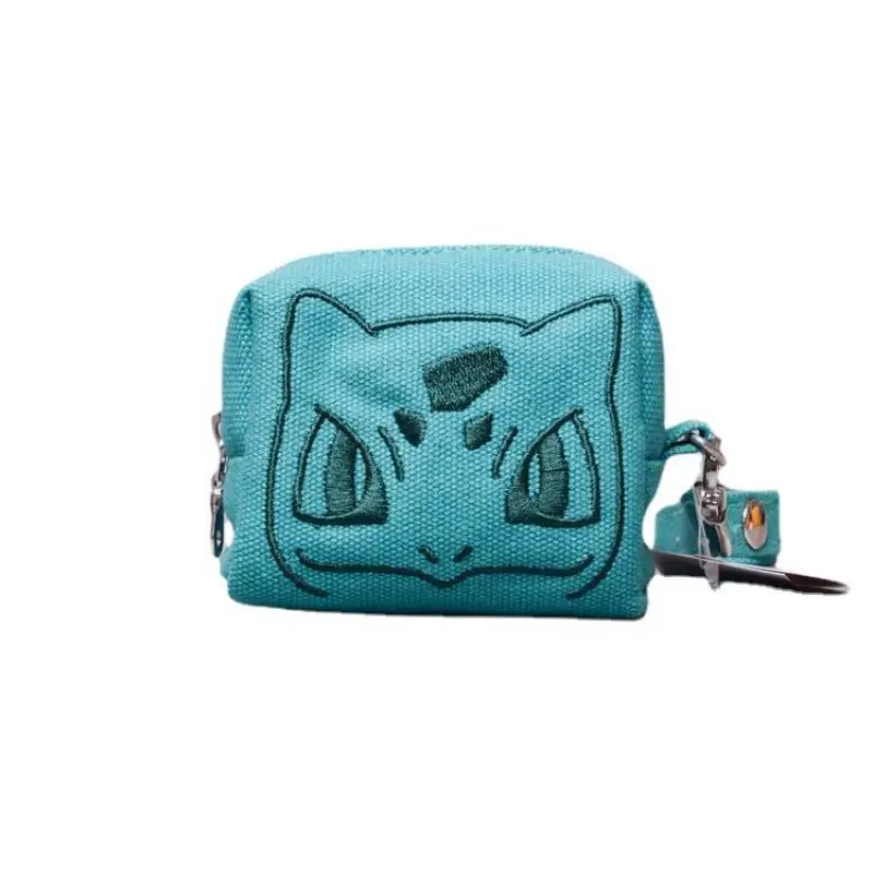 

Cute Girl Heart Pokemon Pikachu Charmander Jenny Turtle Canvas Coin Purse Wrist Bag Key Case