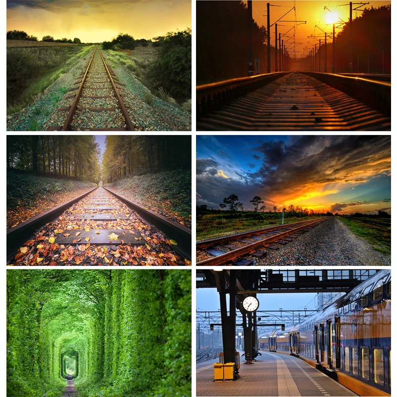 

SHENGYONGBAO художественный тканевый трек поезда Ландшафтная фотография Фон портрет фото фон студия реквизит 211015 фотография