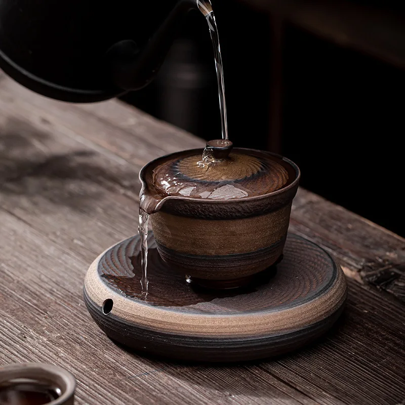 

Японский горшок Hanbo с золотистым покрытием, фарфоровый чайник, одинарный горшок для дома, ретро устройство для изготовления аксессуаров, ...