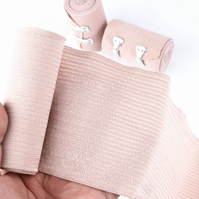 

1 Roll High Elastic Bandage Wound Dressing Outdoor Sports Sprain Treatment Emergency Muscle Tape For First Aid Kits Accessories