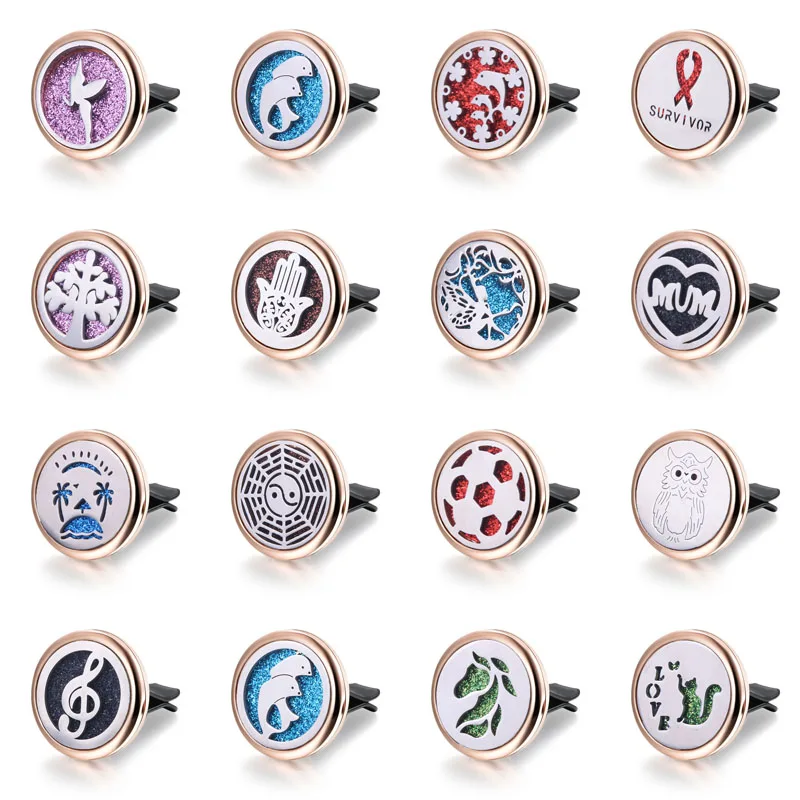 Новинка автомобильный диффузор для ароматерапии в форме сердца из нержавеющей