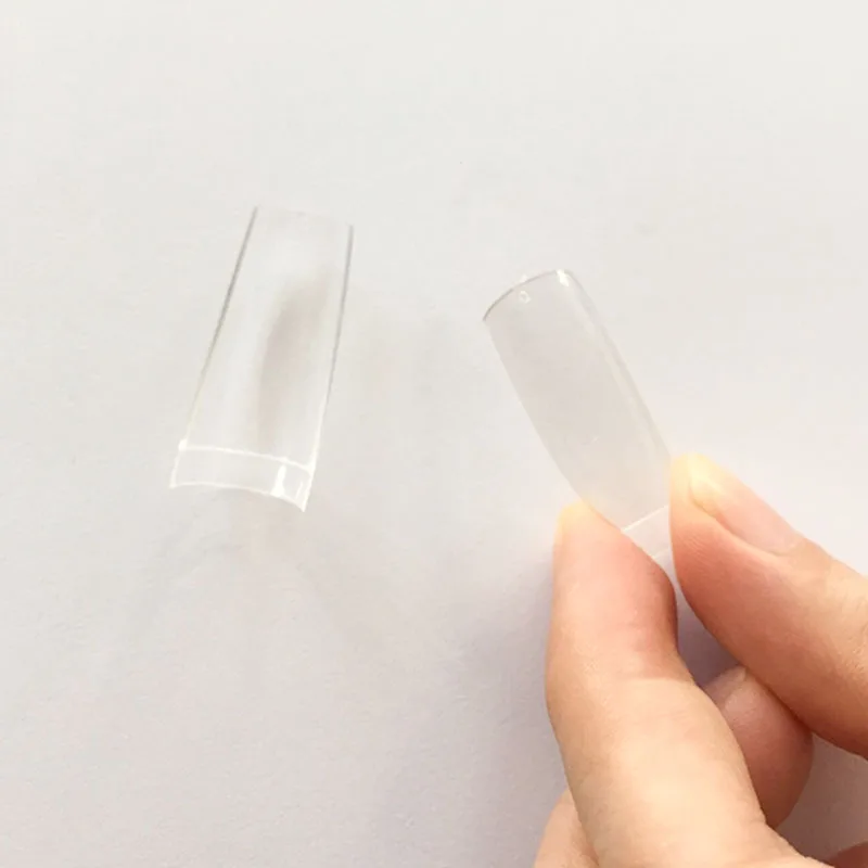 100 шт. профессиональные прозрачные искусственные накладные ногти полное