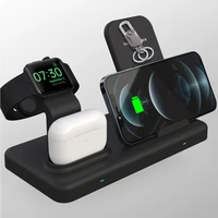 3 in 1 wireless charger station for iphone 13 12 11 pro max xr x xs 8 8p 15w fast charging base for apple watch airpods pro