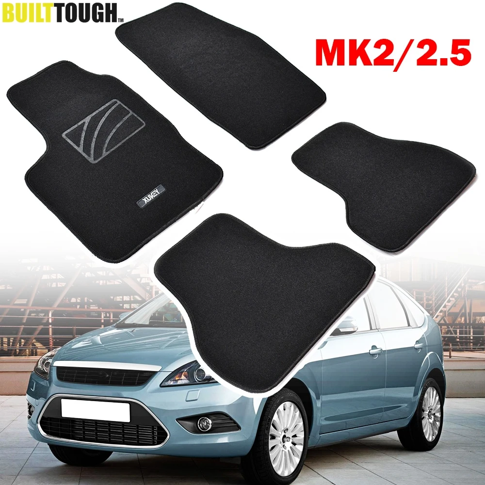 Напольный коврик для Ford Focus 2 2004 2010 LHD коврики подкладка нейлоновая резиновая