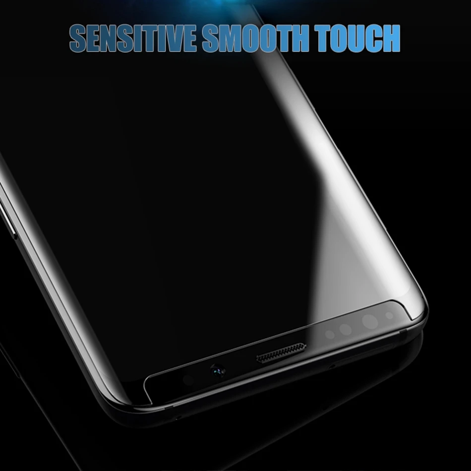 Защитная пленка для экрана с УФ клеем Samsung Note 10 Plus 9 8 полное покрытие изогнутое