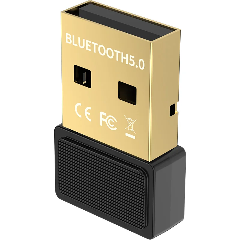 

True BT5.0 USB Bluetooth Adapter Transmitter for Pc Computer Receptor Laptop Earphone Audio Printer Data Dongle Receiver