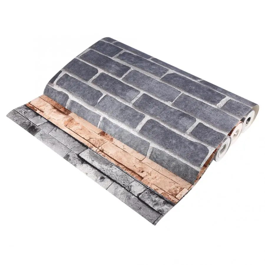 5 квадратных метров рулонные обои стены камень оптика 3D узор водонепроницаемый влагостойкий устойчивый к